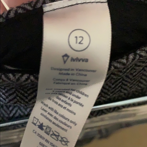 IVIVVA LULULEMON gray&black Herringbone leggings - Picture 7 of 8